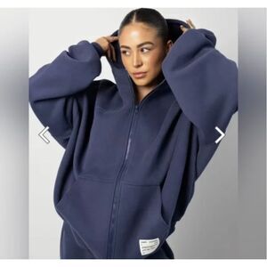 Comfrt Affirmation Zip Hoodie 3XL Navy Blue